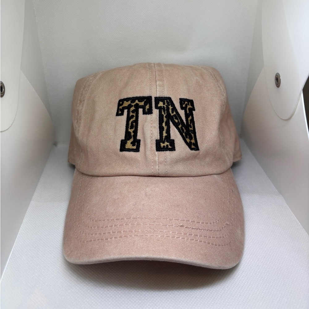 David and Young Tan Cap with Black Embroidery